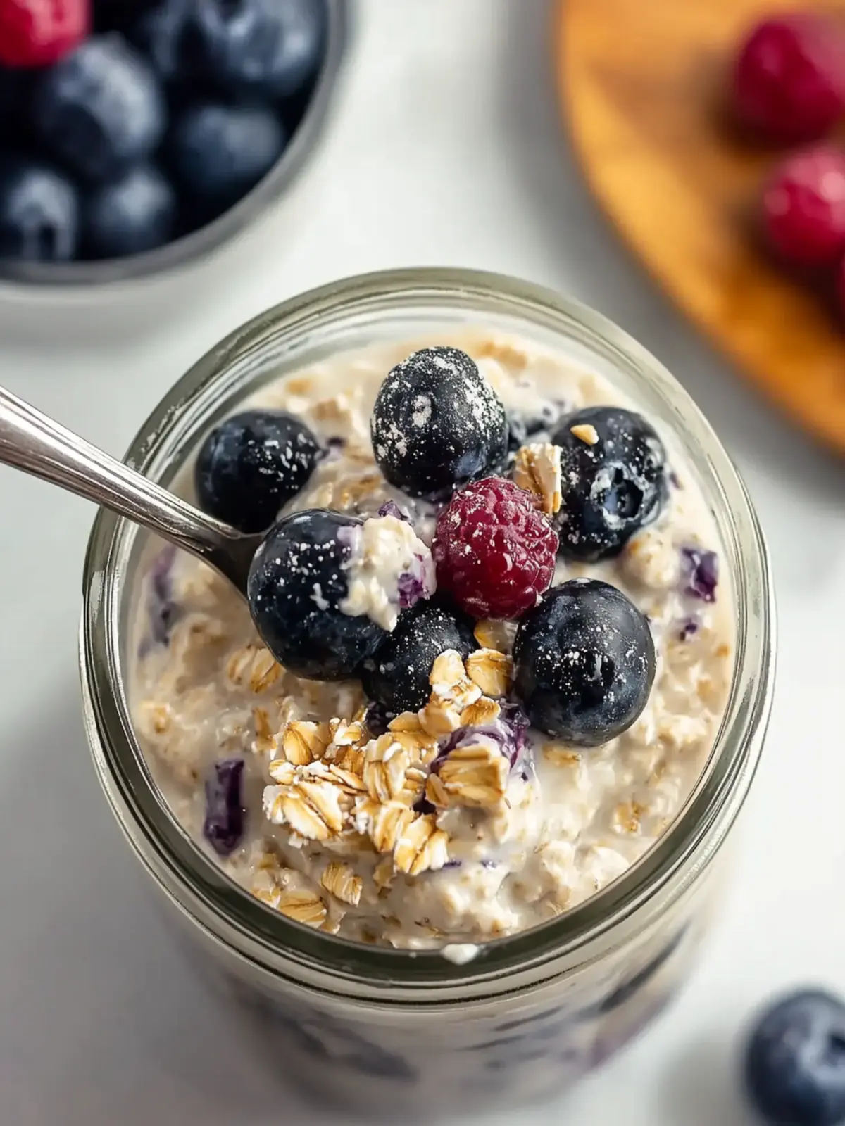 Creamy Healthy Overnight Oats