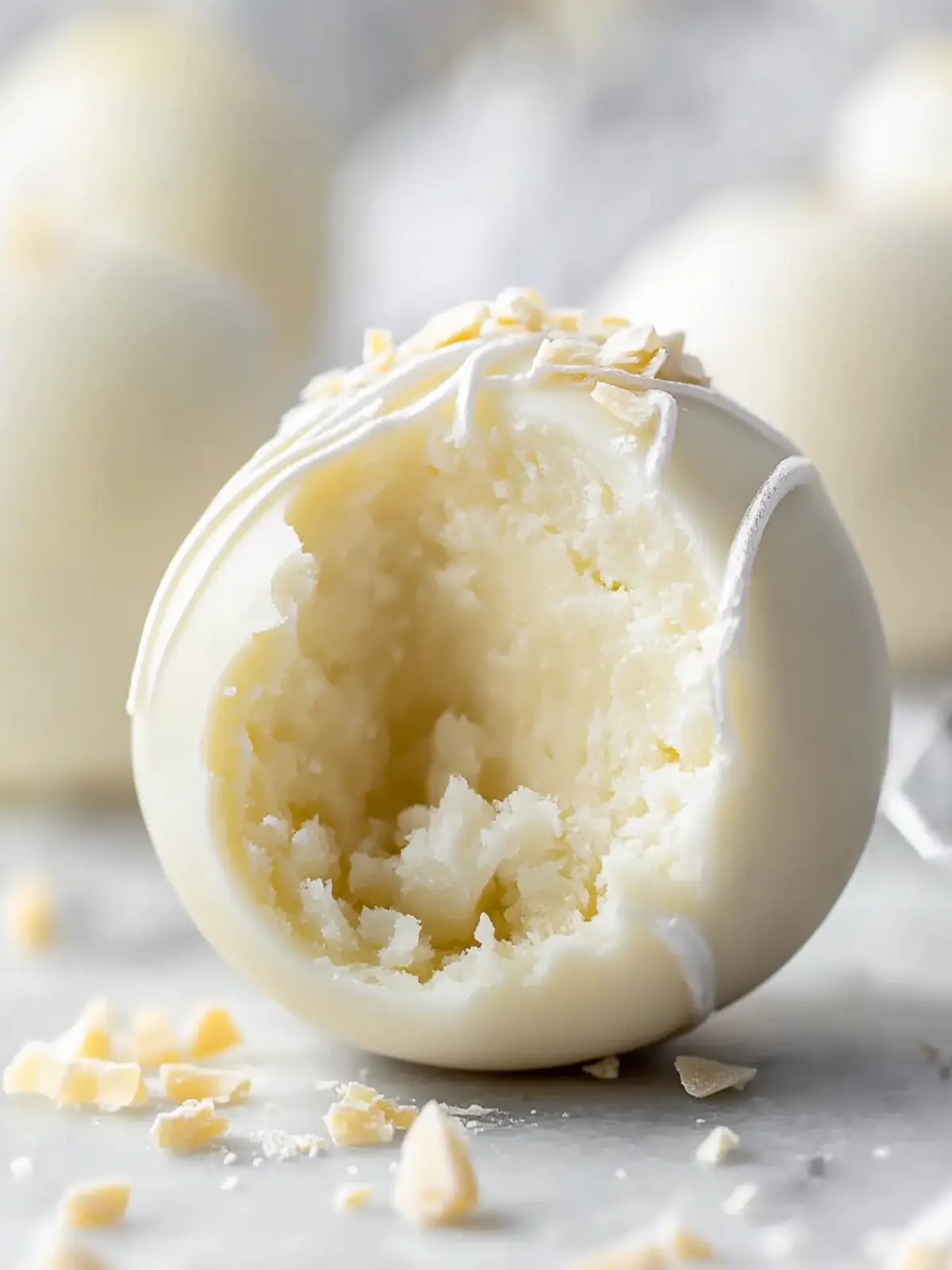 Smooth White Chocolate Truffles