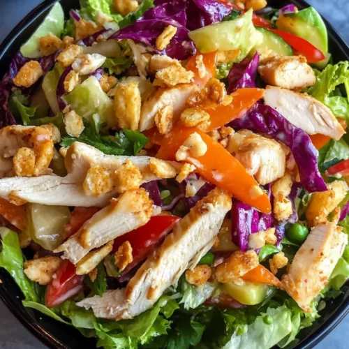 Asian Chicken Crunch Salad