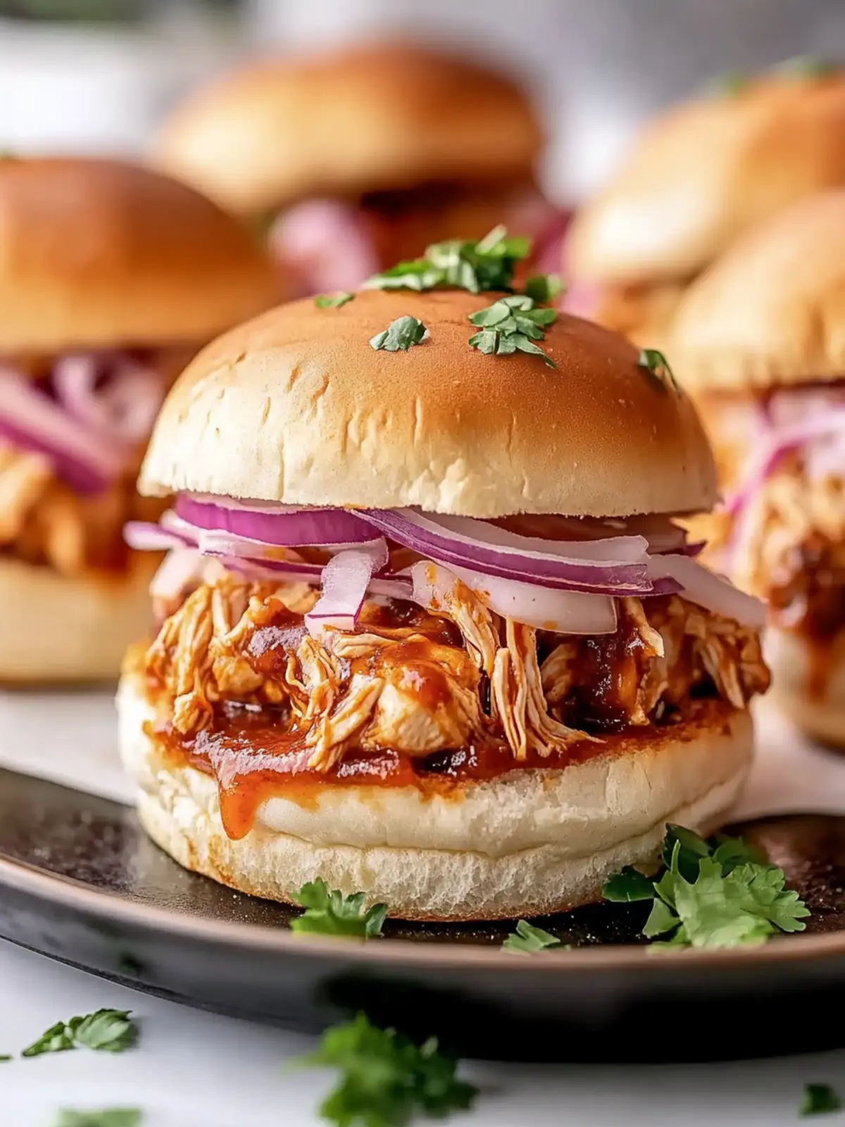 Classic BBQ Chicken Sliders