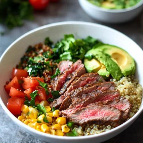 Easy Steak Quinoa Bowl Recipe