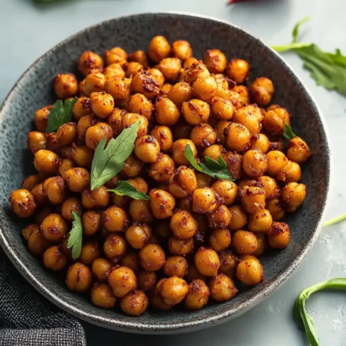Mouthwatering Spicy Roasted Chickpeas