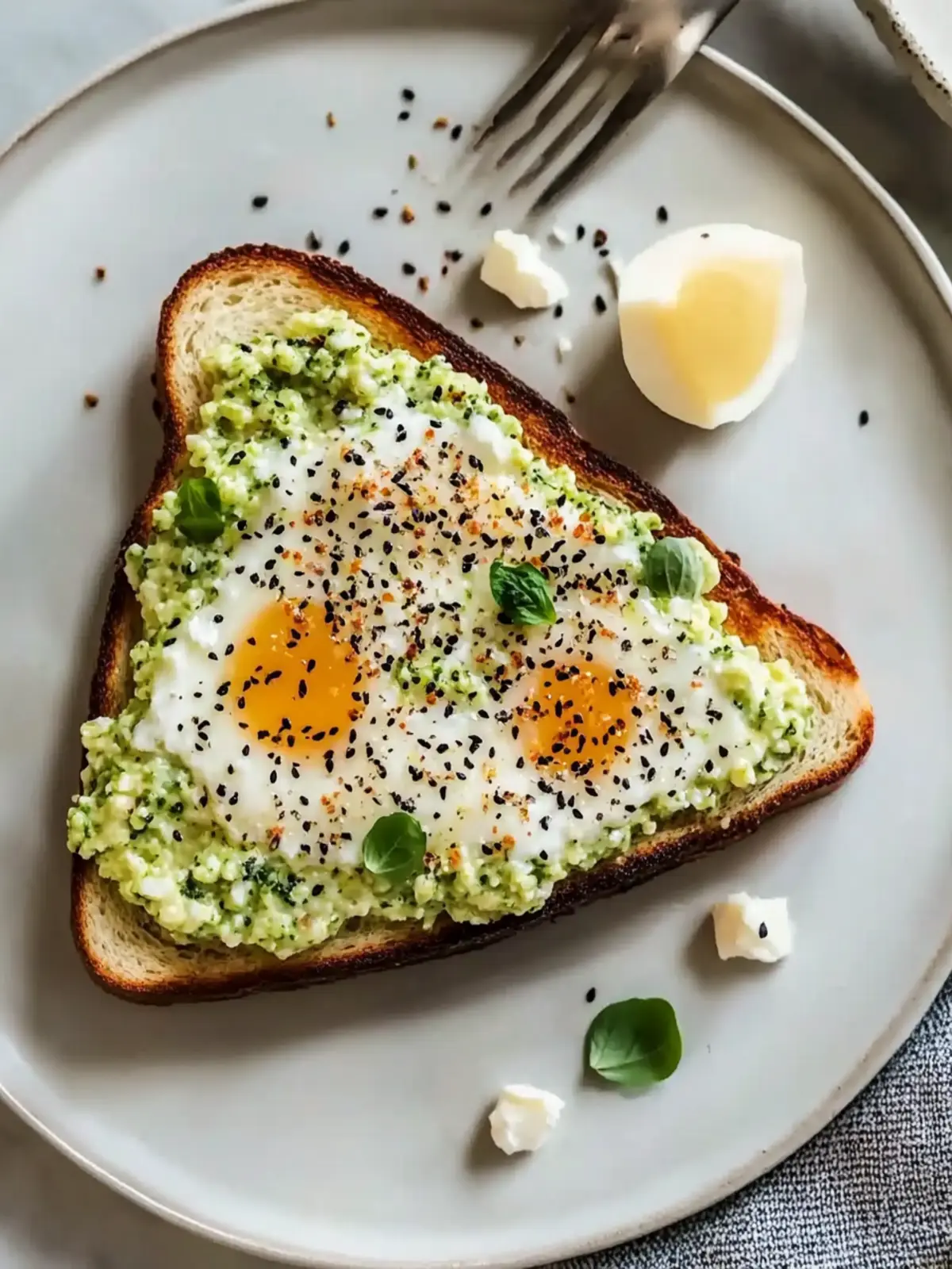 Cottage Cheese Breakfast Toast