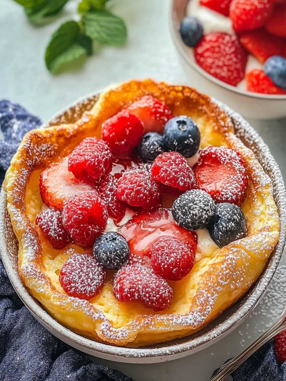 Mini Dutch Baby Pancakes