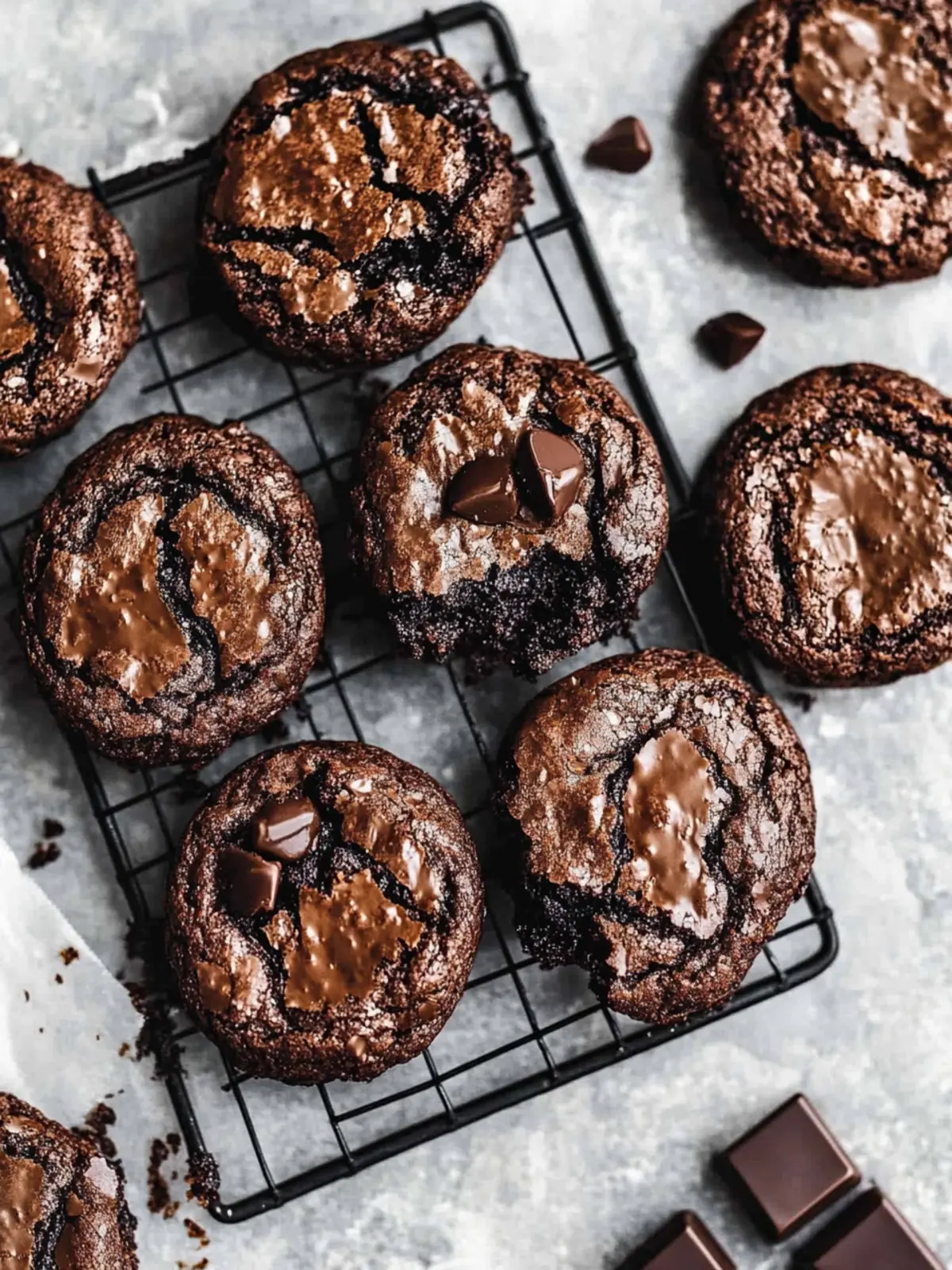 Fudgy Chewy Brookies