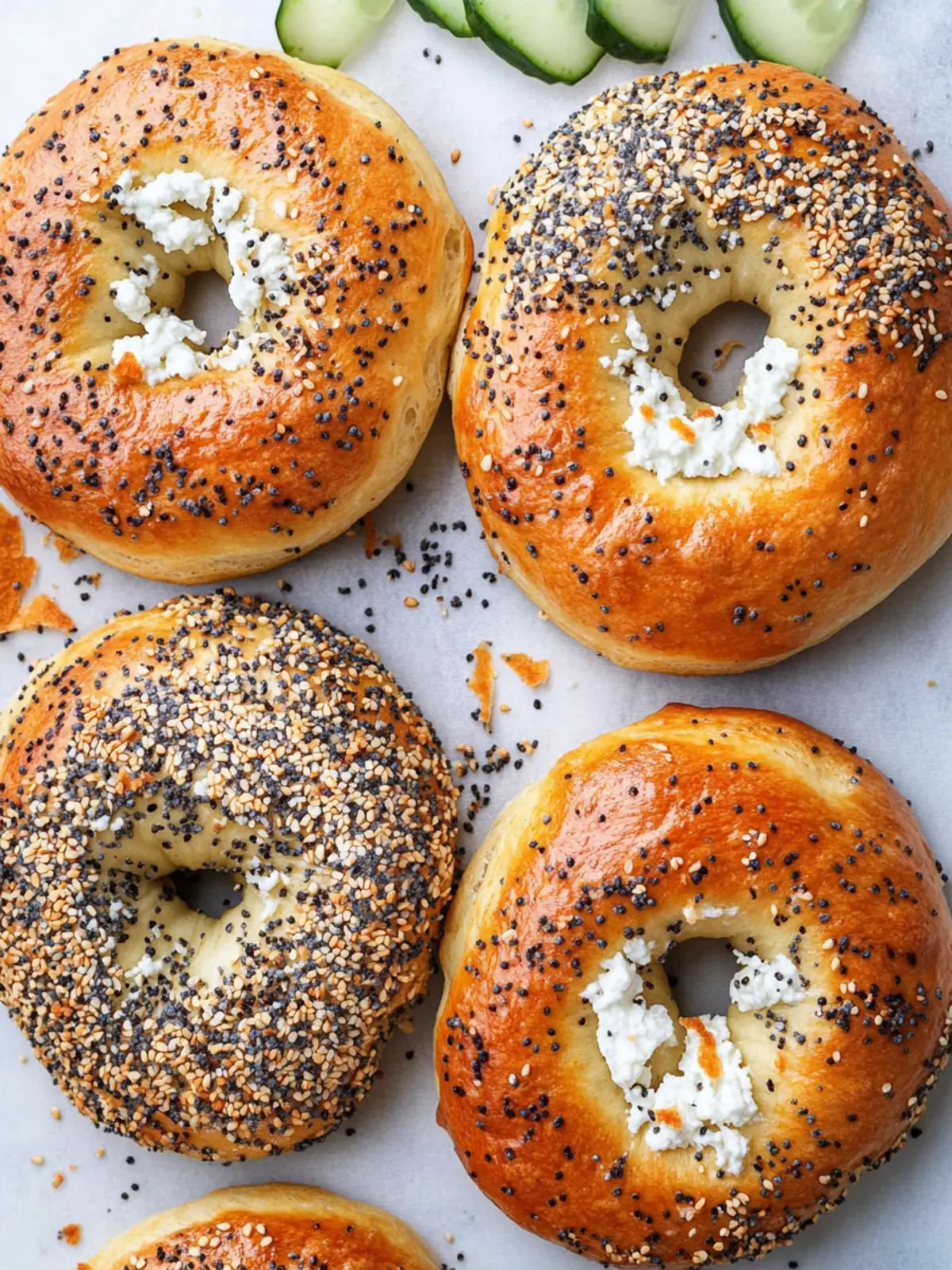 cottage cheese bagels
