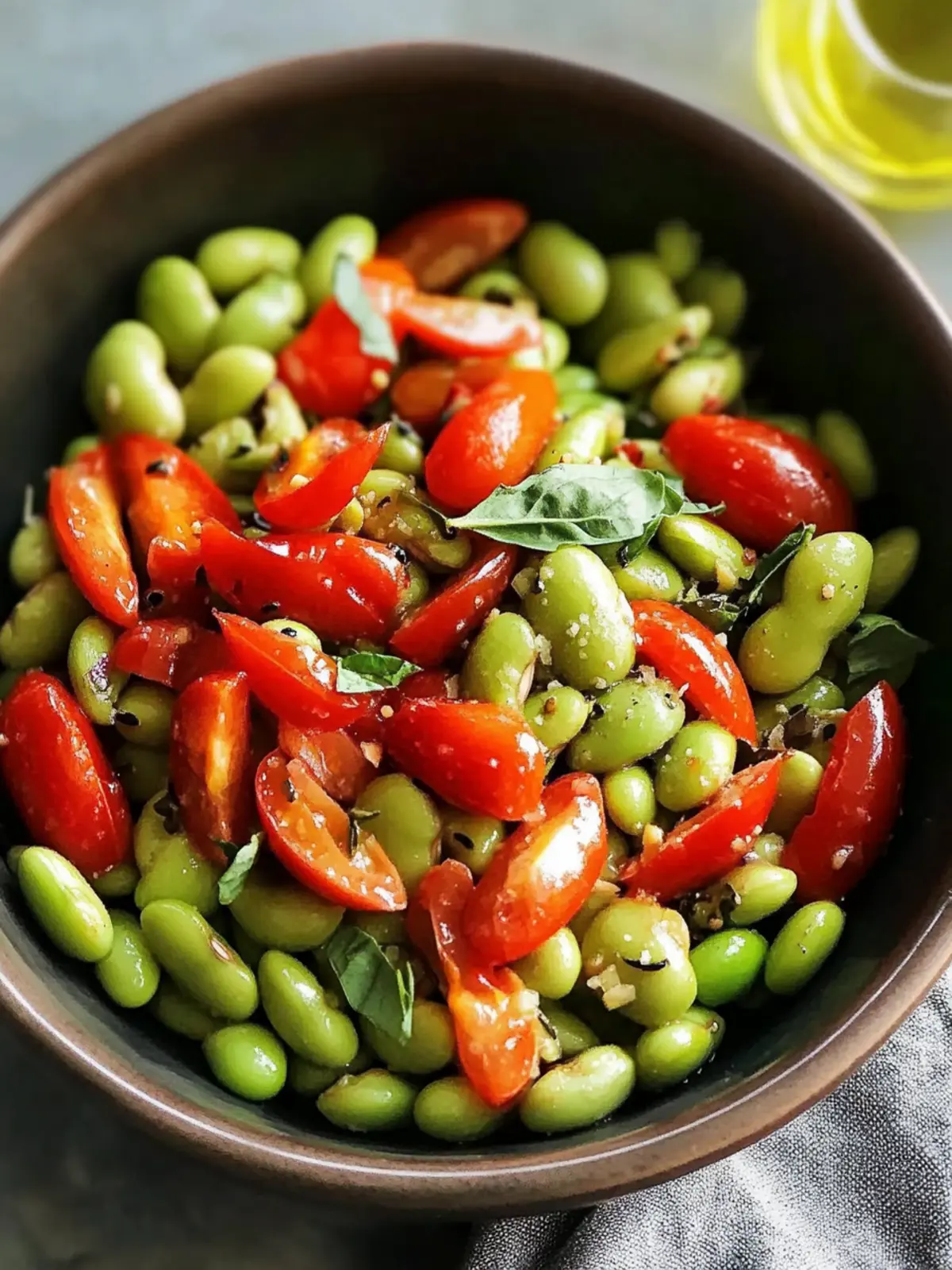Quick Roasted Edamame Salad