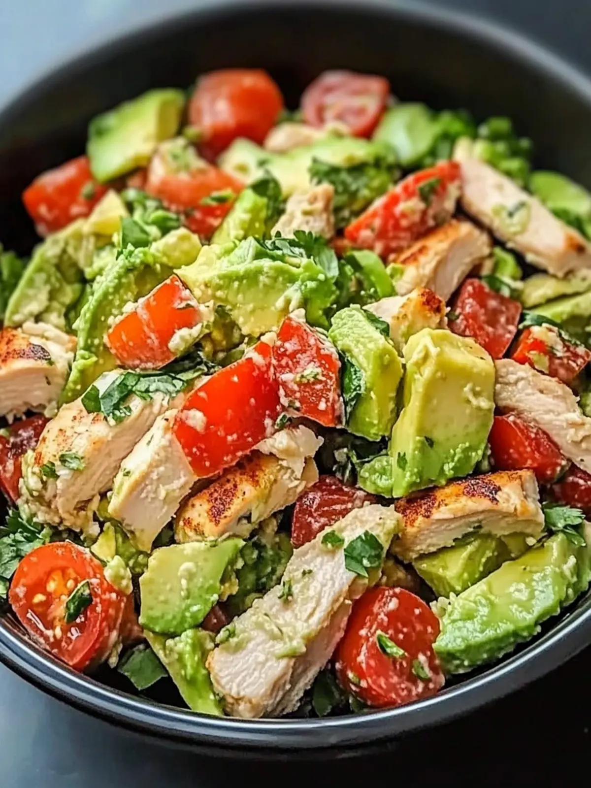 Healthy Avocado Chicken Salad