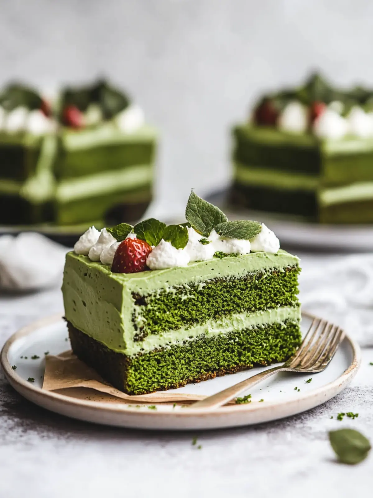 Vegan Matcha Cake