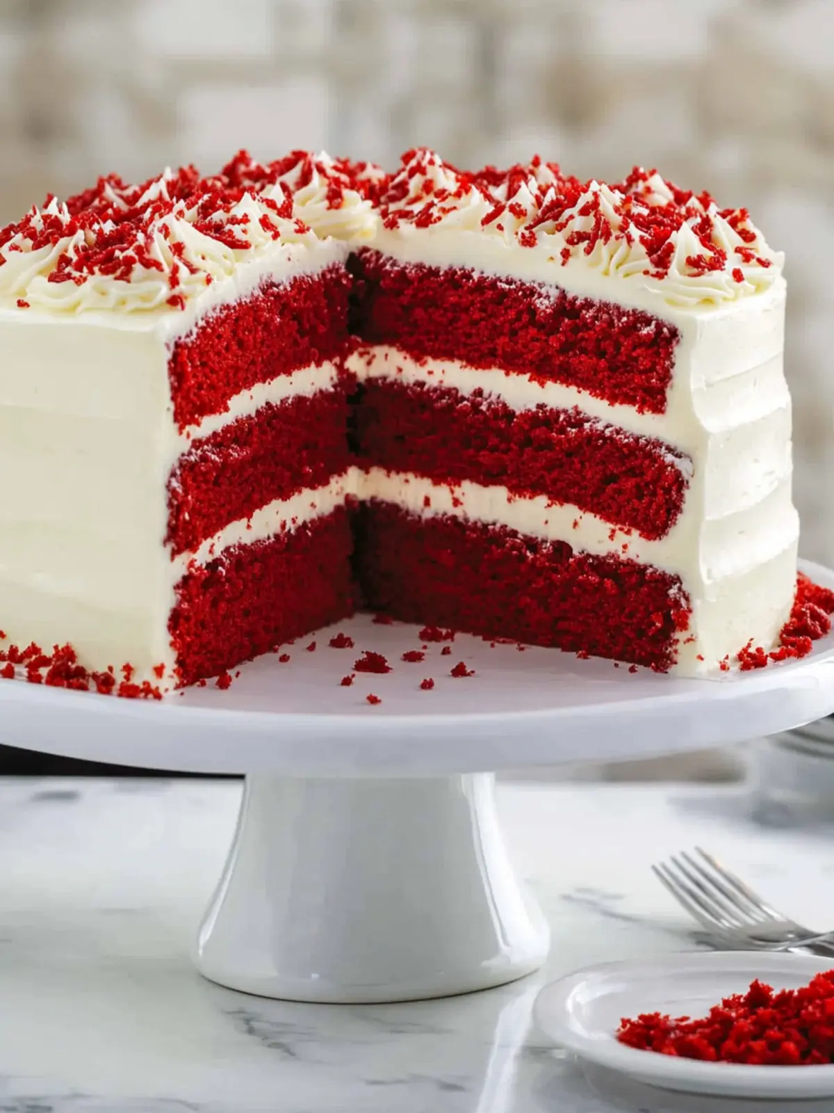 Classic Red Velvet Layer Cake with Cream Cheese Frosting