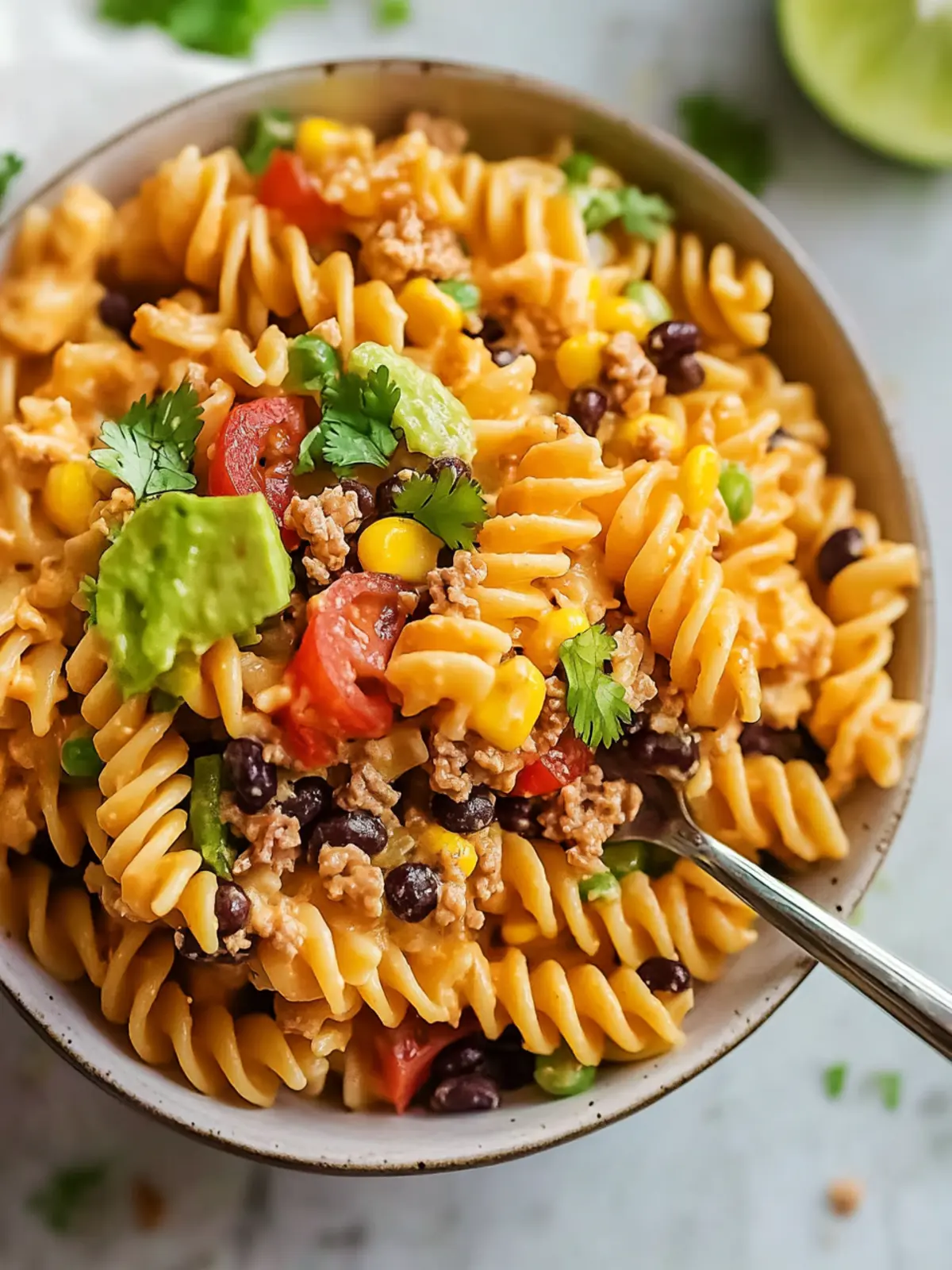 Quick Taco Pasta Salad