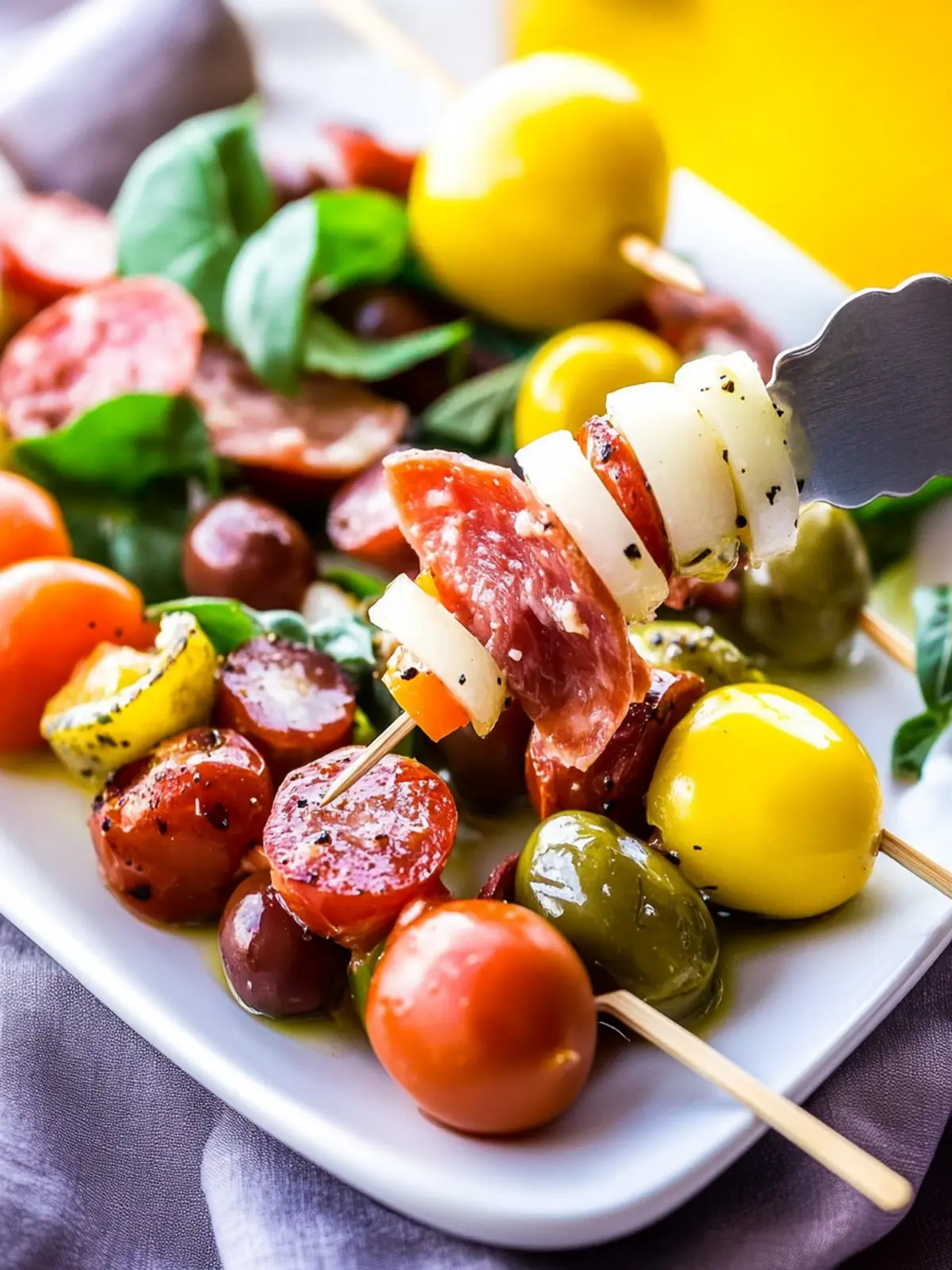 Antipasto Skewers recipe
