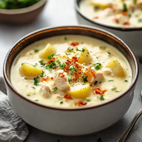 Loaded Chicken Potato Soup