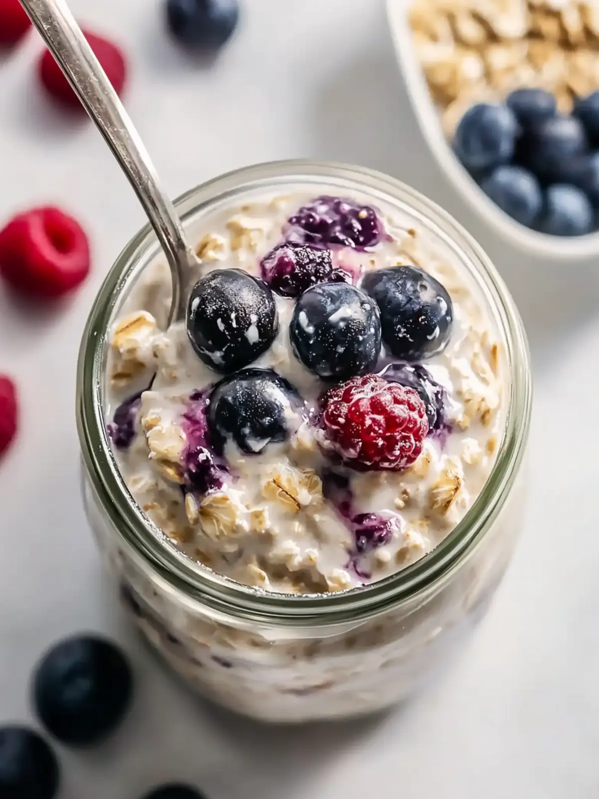Creamy Healthy Overnight Oats