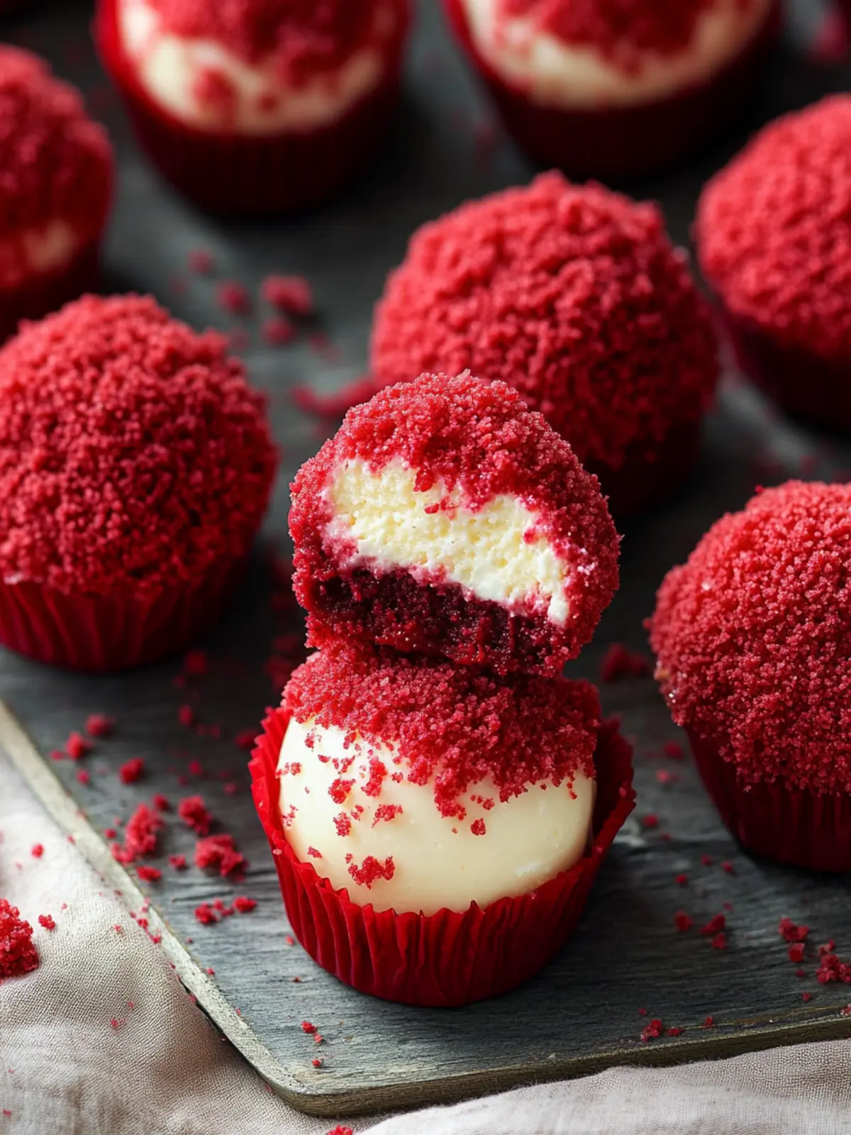 Red Velvet Cheesecake Bites