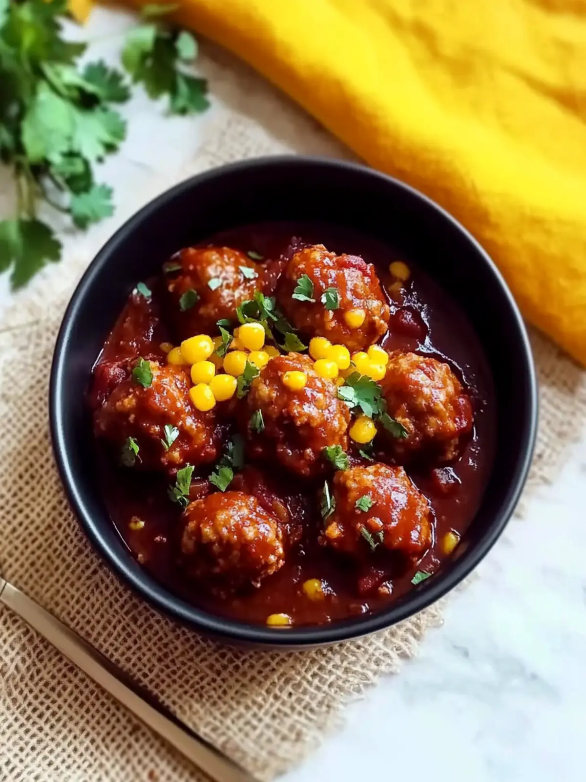 Slow Cooker Chili Meatballs