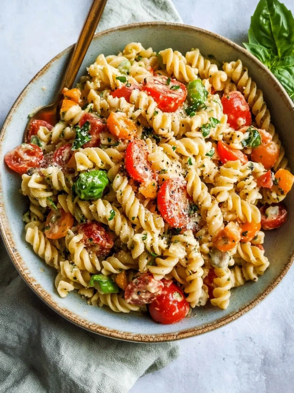 high protein pasta salad