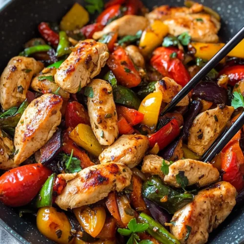 Mediterranean Chicken Stir Fry Recipe