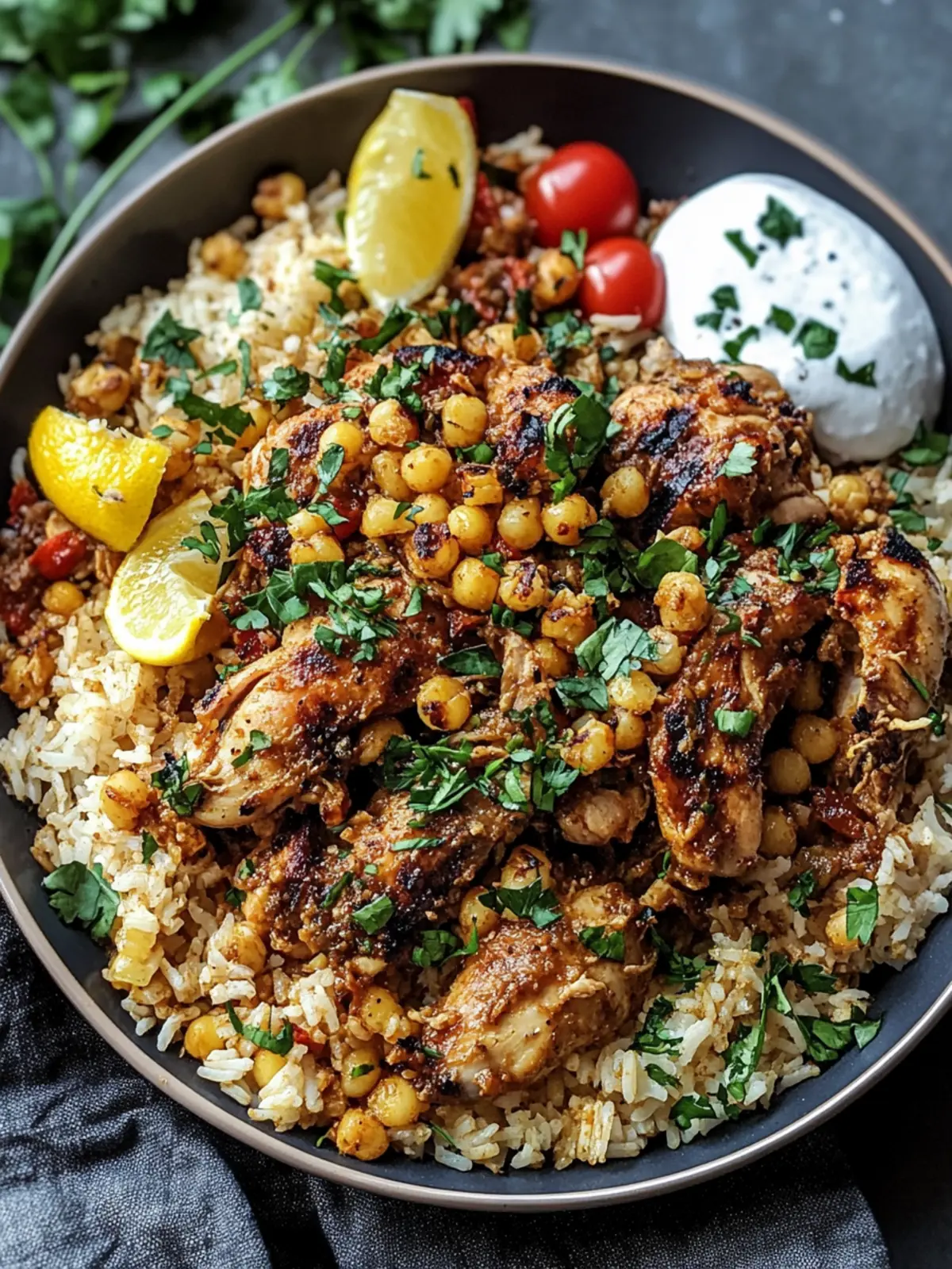 One Pot Shawarma Chicken And Rice