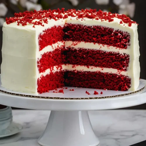 Classic Red Velvet Layer Cake with Cream Cheese Frosting
