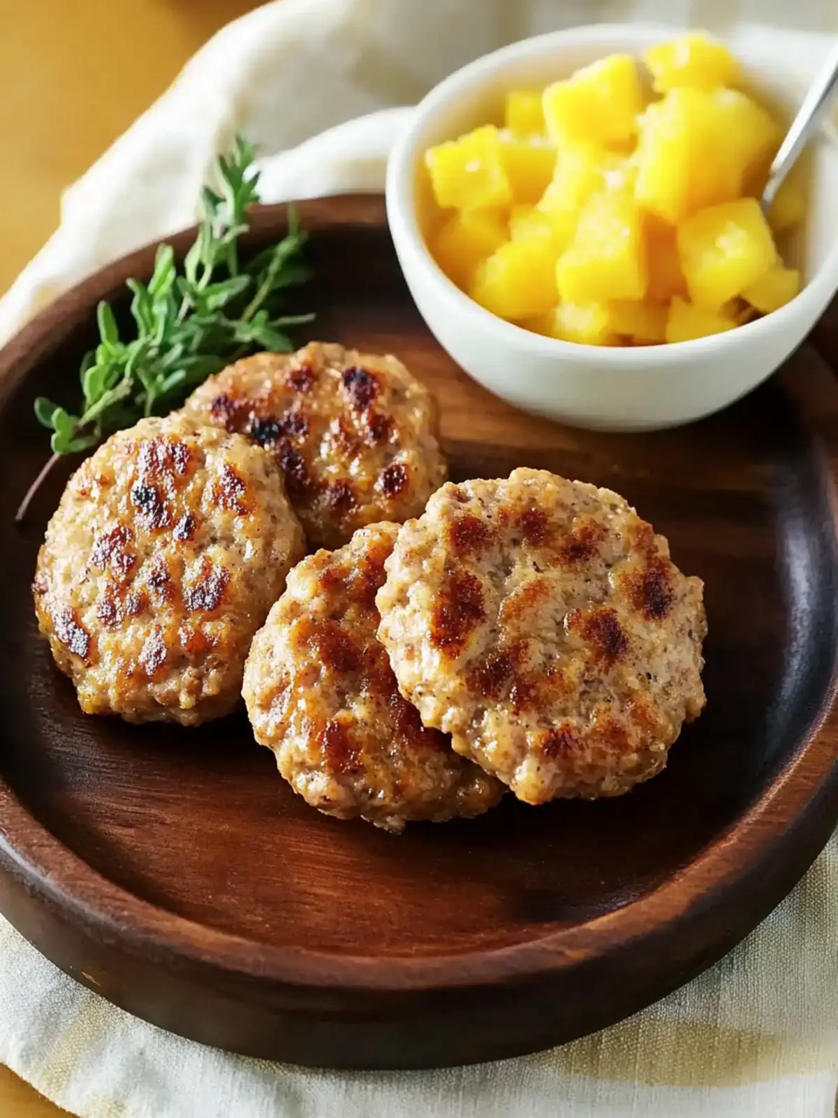 Tasty Ground Turkey Breakfast Sausage