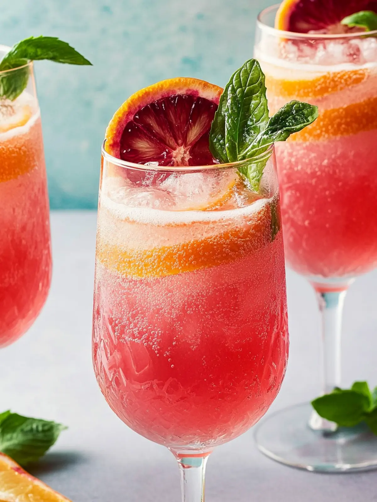 Blood Orange Mocktail Spritzer