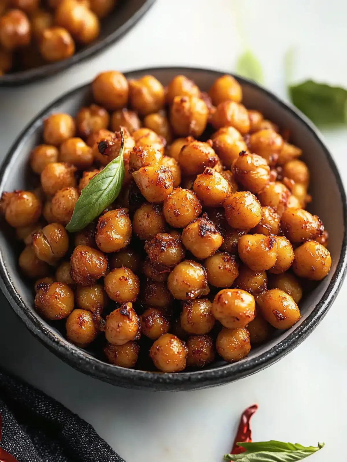 Mouthwatering Spicy Roasted Chickpeas