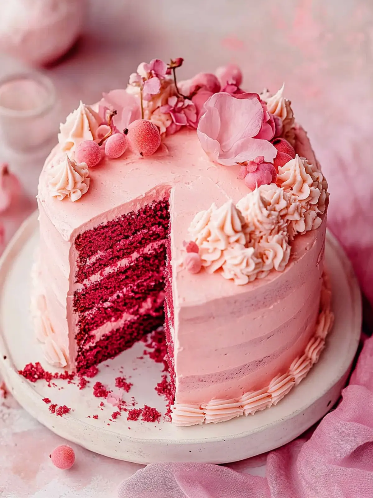 Pink Velvet Cake