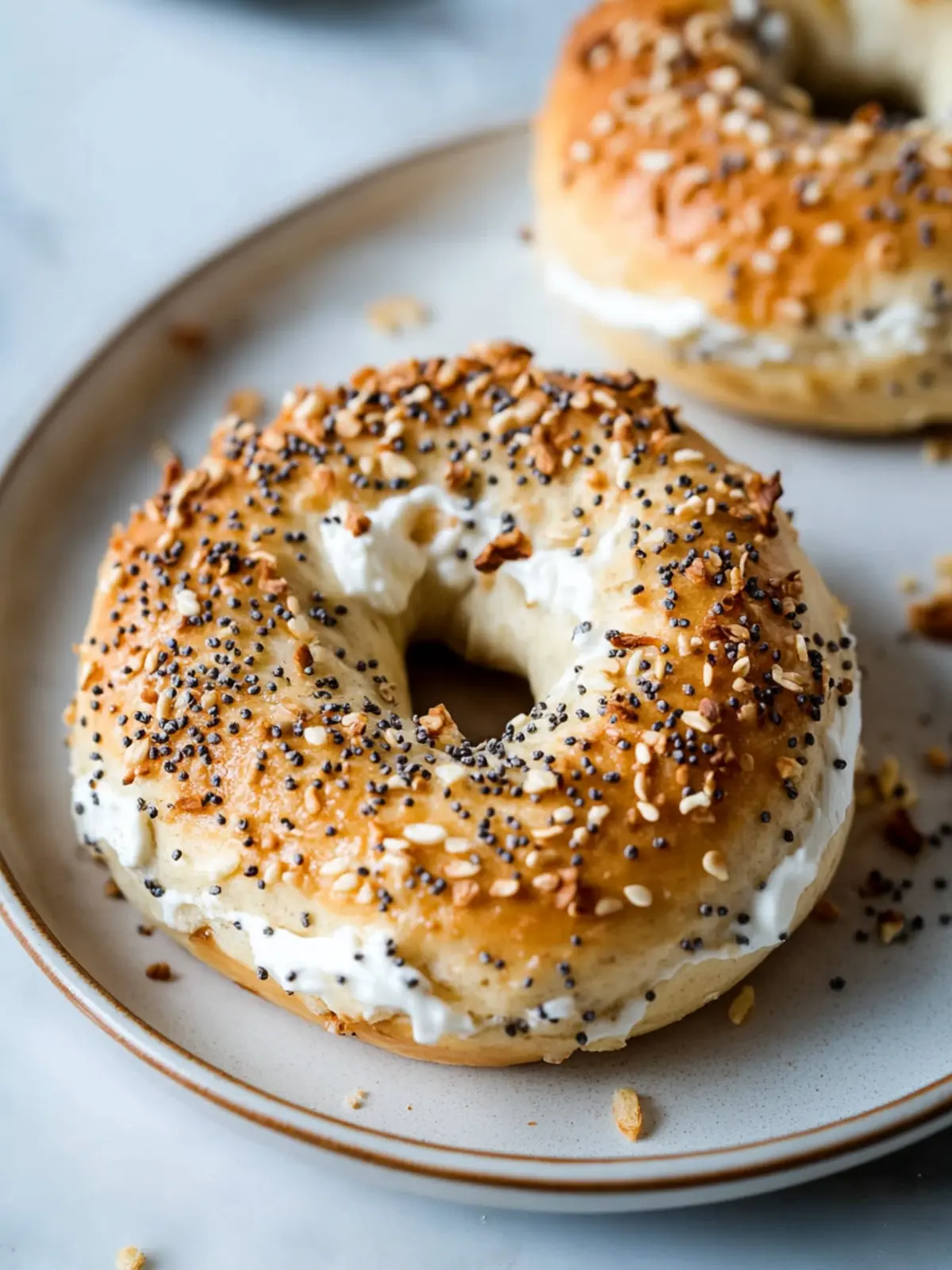 protein bagels with greek yogurt