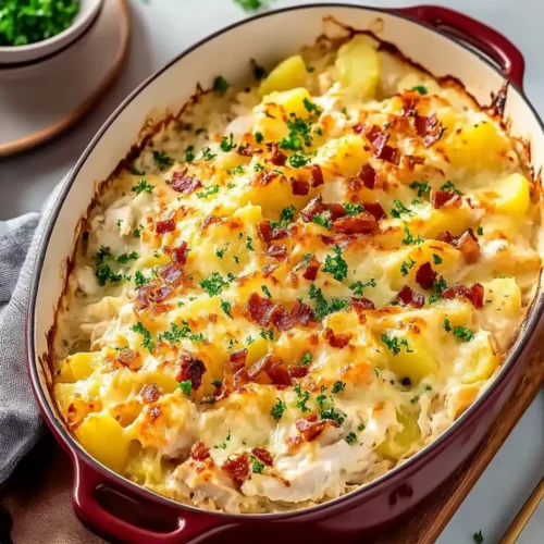 Chicken and Potato Casserole with Cream of Chicken Soup