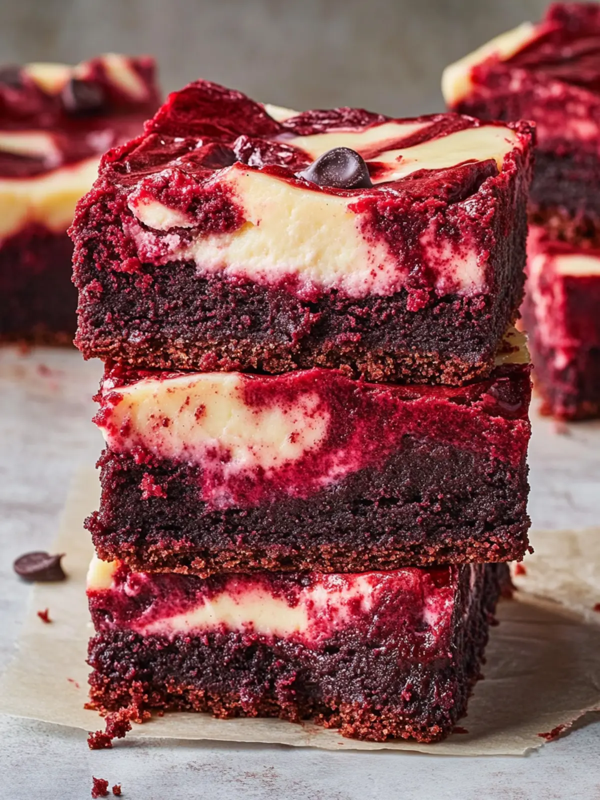 Red Velvet Cheesecake Brownies