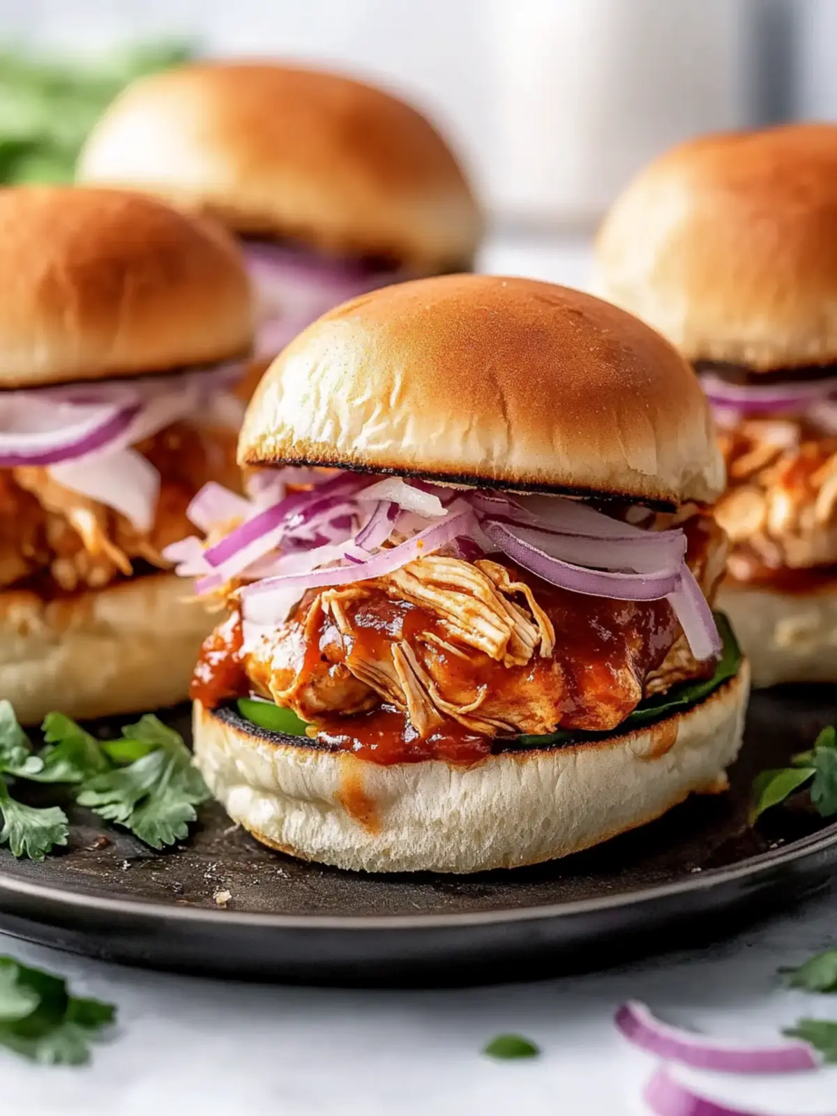 Classic BBQ Chicken Sliders