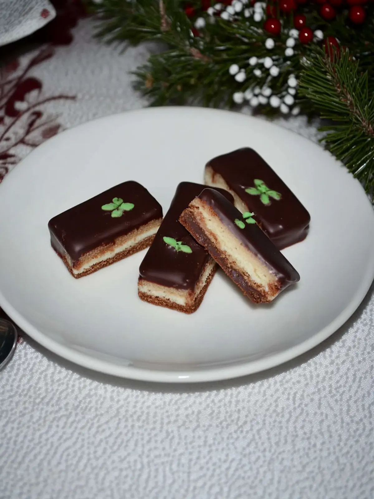 Chocolate‑Dipped Wafer Cookies recipe