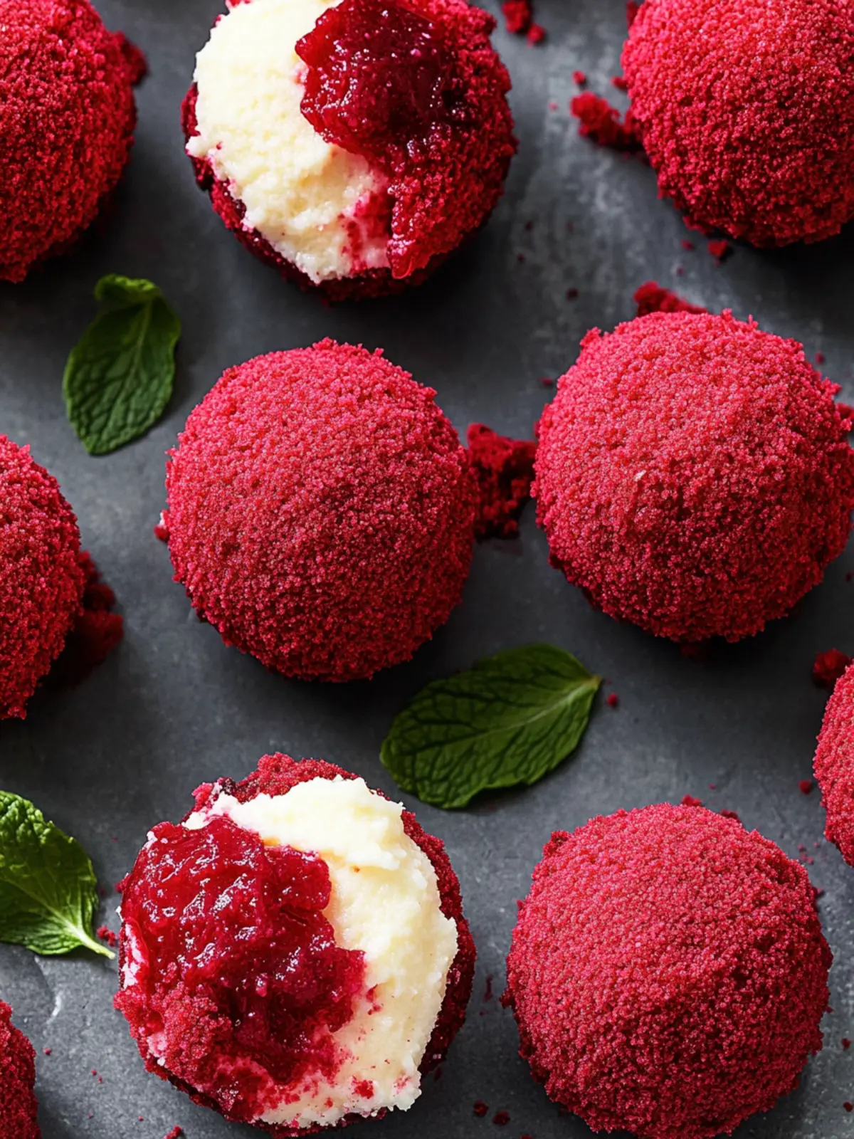 Red Velvet Cheesecake Bites