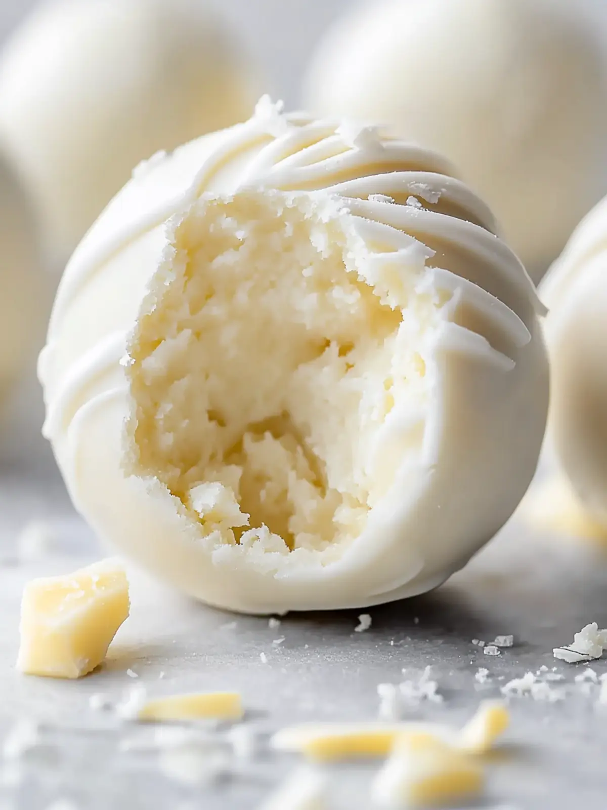Smooth White Chocolate Truffles