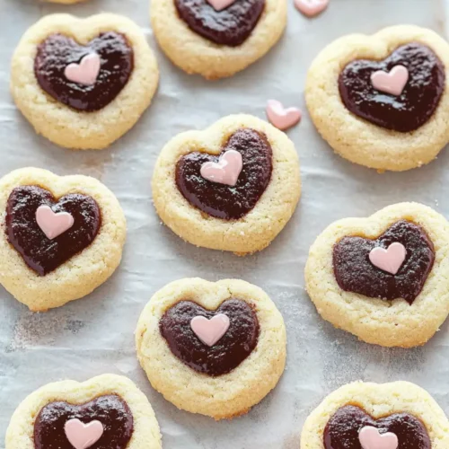 Valentine’s Day Chocolate Thumbprint Cookies