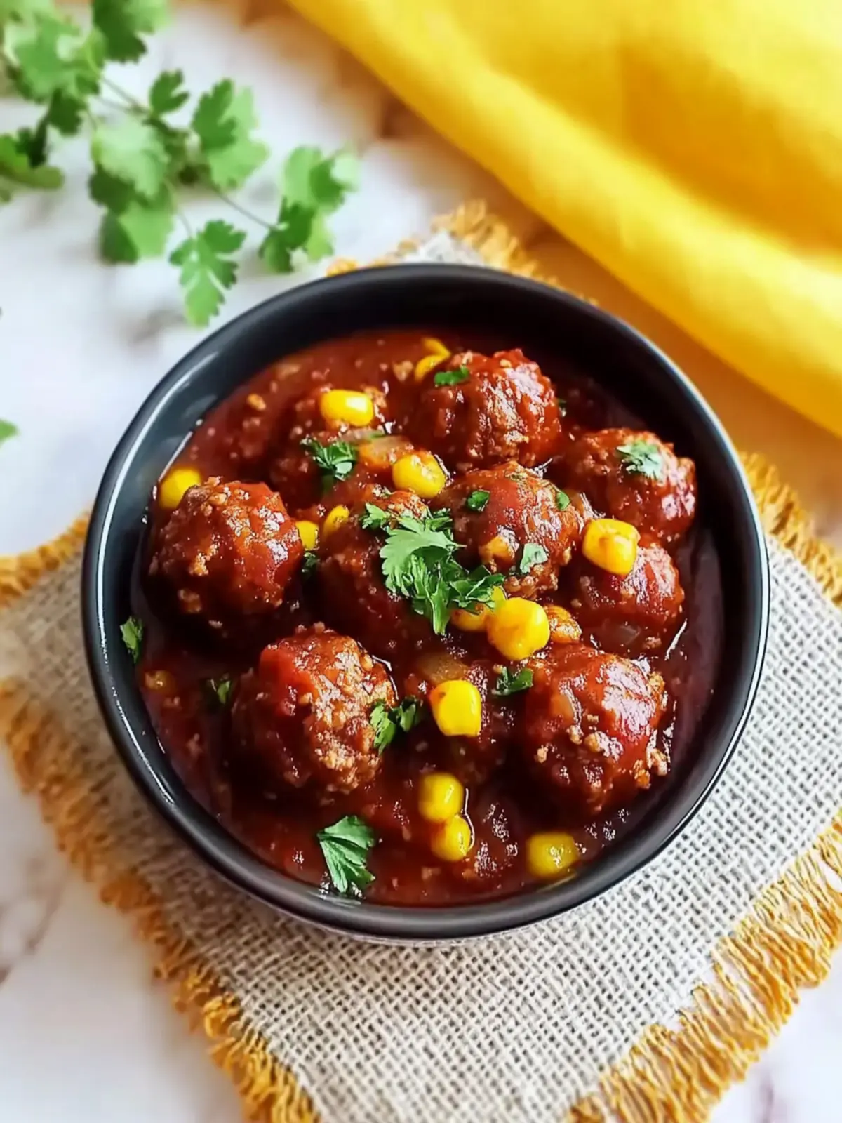 Slow Cooker Chili Meatballs