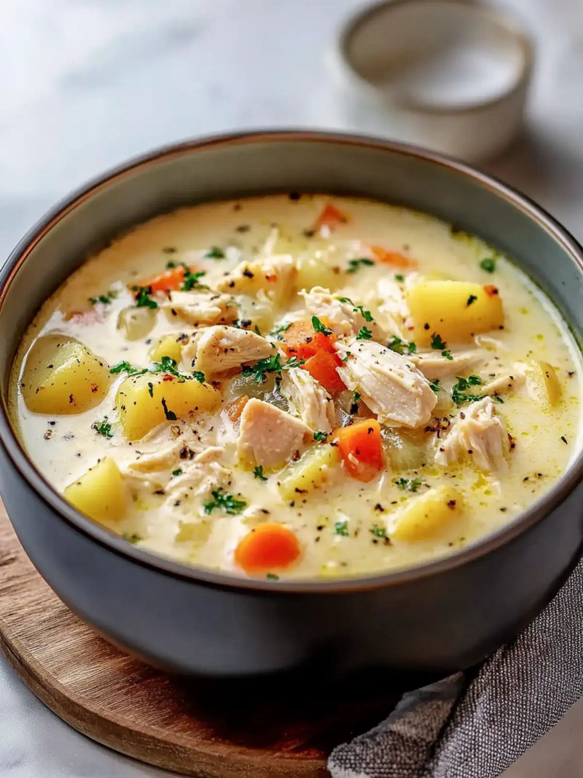 Loaded Chicken Potato Soup