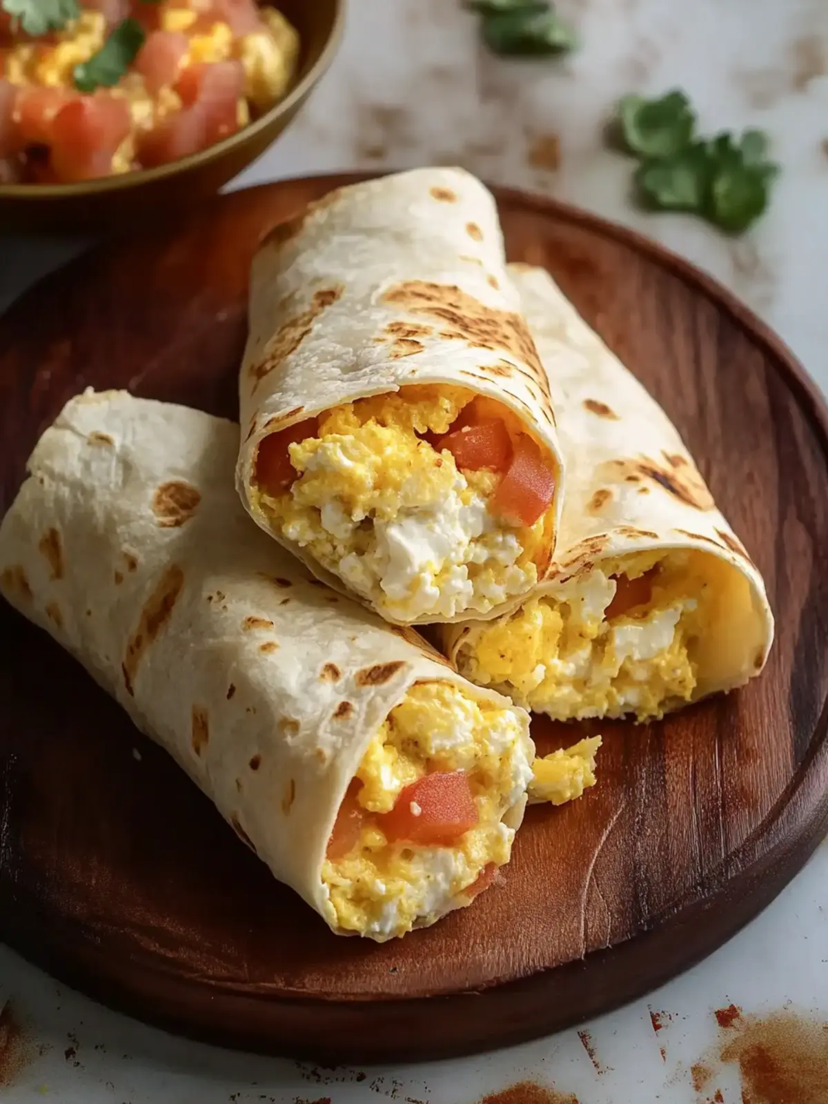 Classic Cottage Cheese Breakfast Burrito
