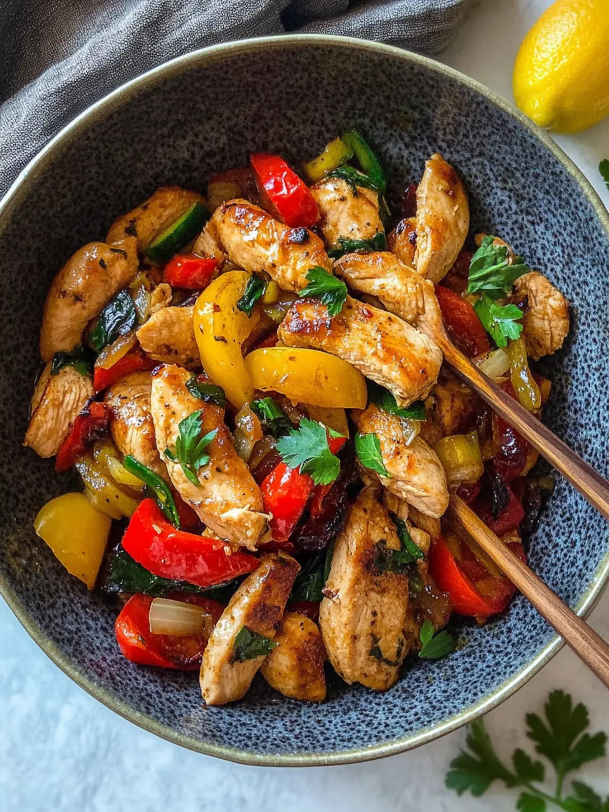 Mediterranean Chicken Stir Fry Recipe