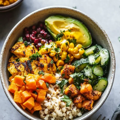 DELICIOUS Anti-Inflammatory Harvest Glow Bowl, dietitian recipe