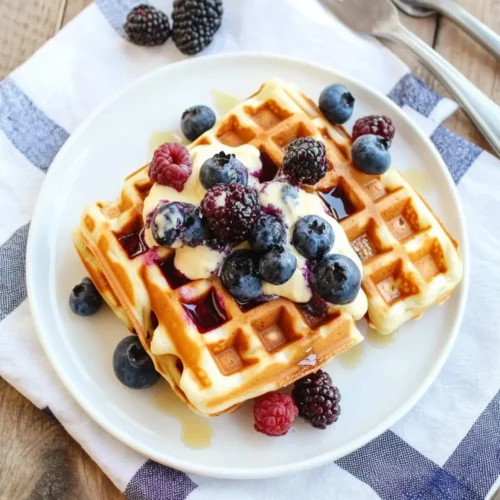 Berry Waffles recipe