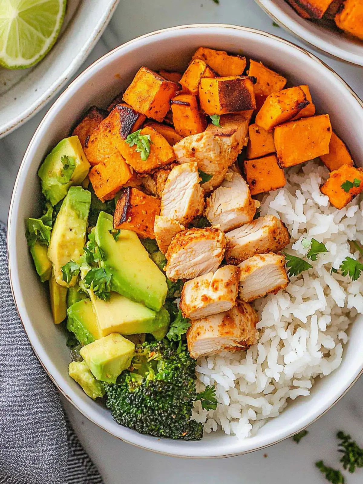 Cajun Chicken & Sweet Potato Bowls