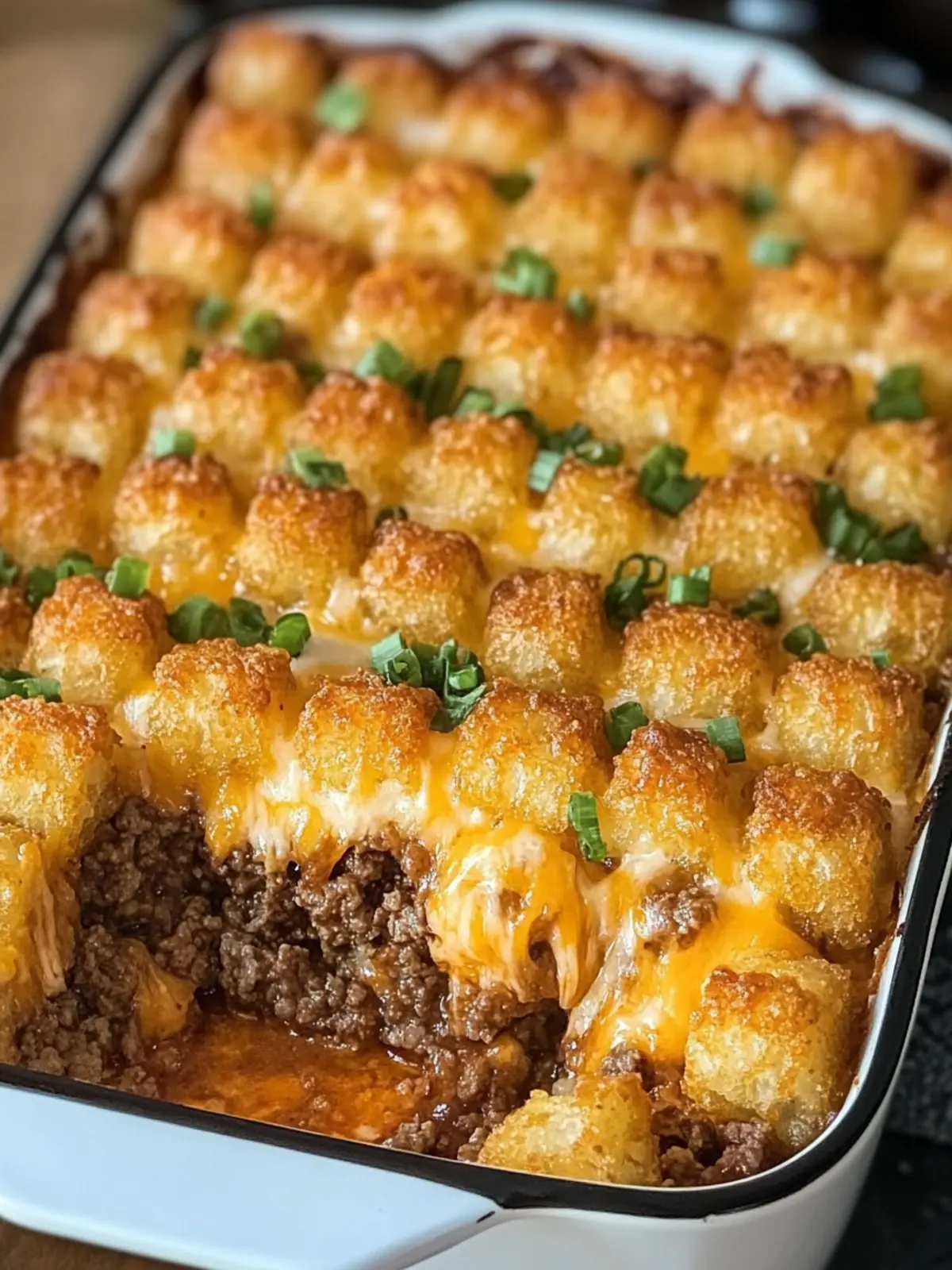 tator tot casserole with ground beef