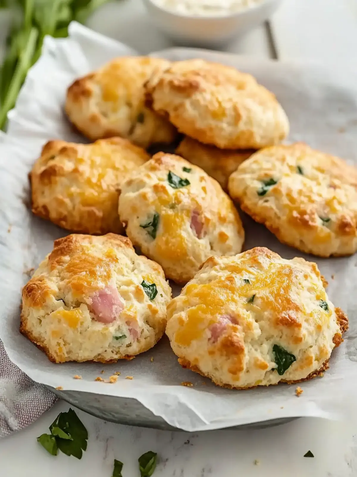 Hearty Cottage Cheese Breakfast Biscuits