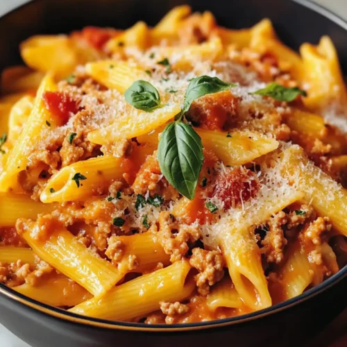 Rich Ground Turkey Pasta