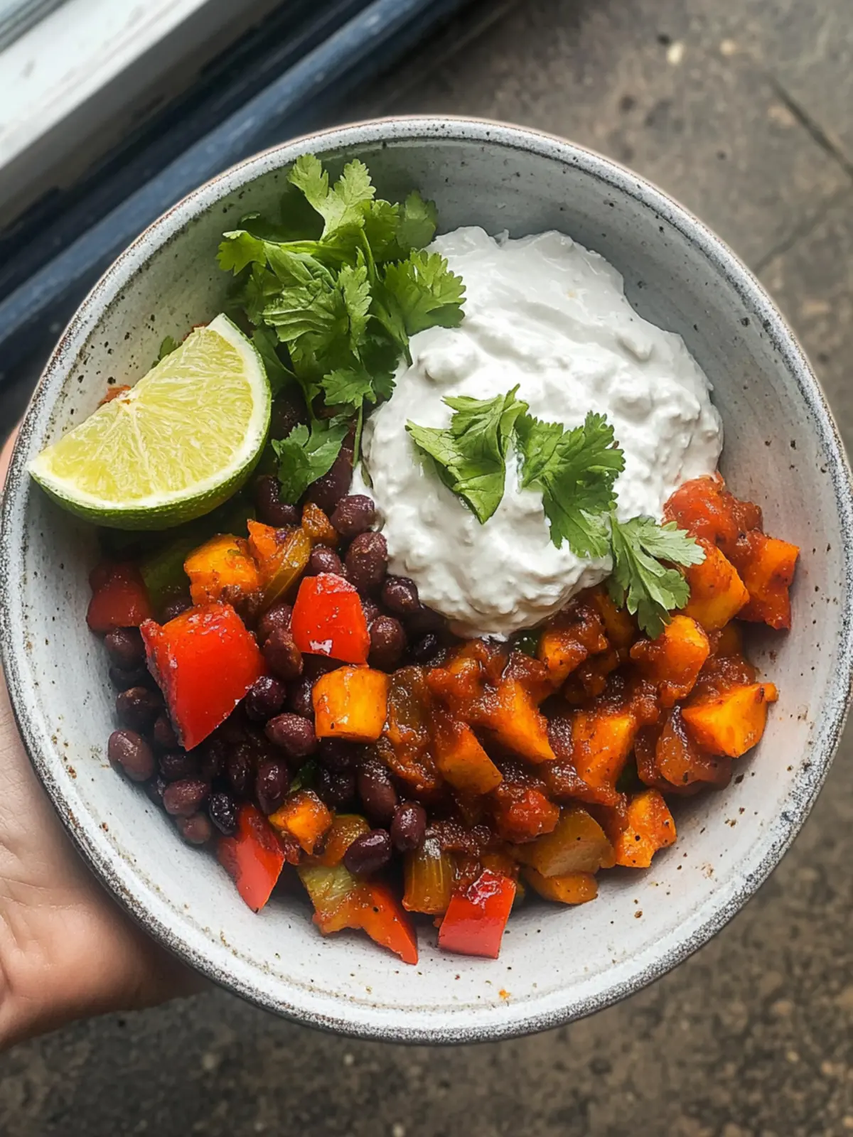 Roasted Veggie & Black Bean Bowl recipe