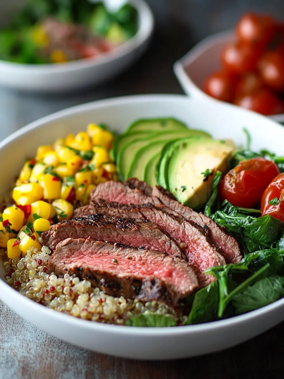Easy Steak Quinoa Bowl Recipe