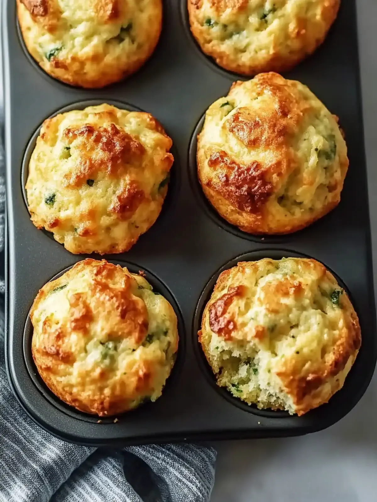 Quick Cottage Cheese Breakfast Muffins