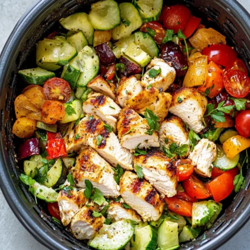 Air Fryer Chicken Recipe with Vegetable